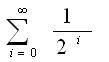 serie de los inversos de las potencias de dos
